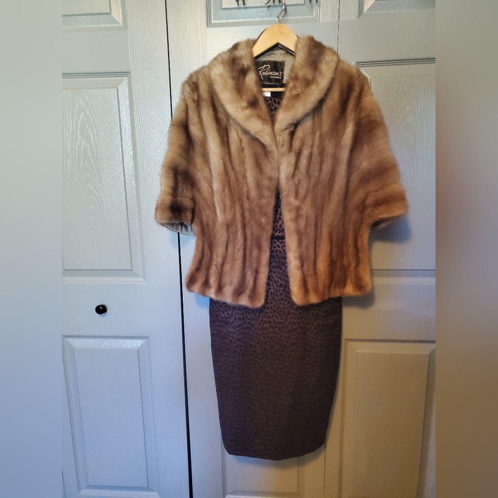 Sable mink stole from Robinsons California